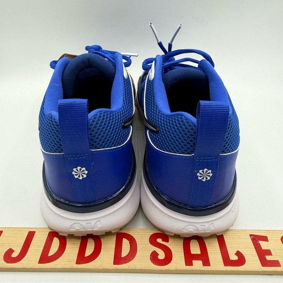 Nike Air Zoom Diamond Elite Turf Baseball Shoes Blue White Promo Men’s Sz 11.5